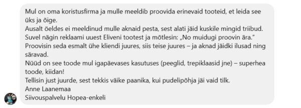 Kliendi tagasiside ELIVEN